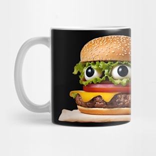 Eyes on my hamburger Mug